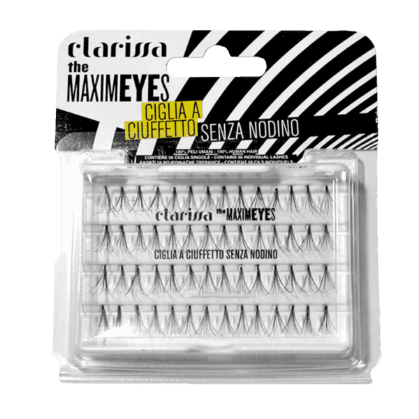 Clarissa Maximeyes - Ciglia a Ciuffetto Corte Senza Nodino