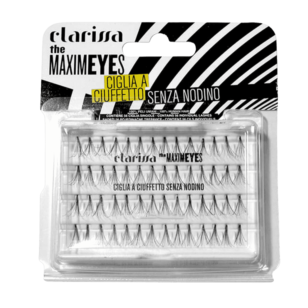 Ciglia a Ciuffetto Medie senza Nodino Clarissa Maximeyes: Look Naturale e Sofisticato per un Sguardo Incantevole