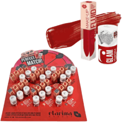 Clarissa Smalto Rosso + Lucidalabbra Rosso: Combo Perfetta per Labbra Luminose e Unghie Alla Moda