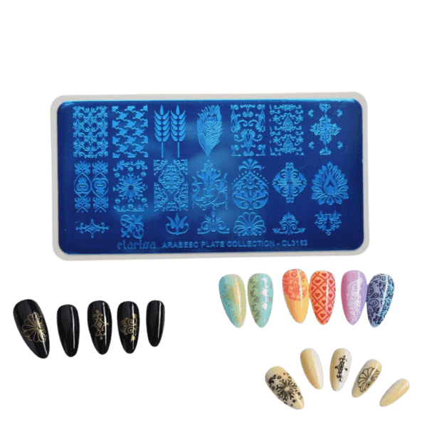 Clarissa Plate Stamping Arabesco – Dettagli Raffinati per Unghie Artistiche