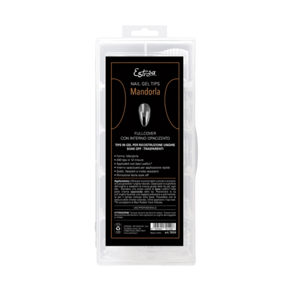 MP Hair Nail Gel Tips Mandorla Lunga: Set da 240pz per Unghie Affascinanti e Resistenti