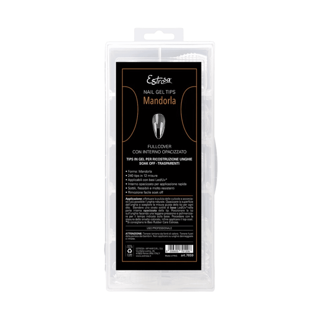 MP Hair Nail Gel Tips Mandorla Lunga: Set da 240pz per Unghie Affascinanti e Resistenti