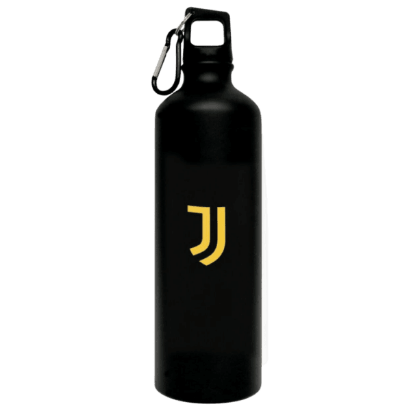 Borraccia in Alluminio Juventus con Moschettone - IdraTazione Pratica per Veri Tifosi Bianconeri