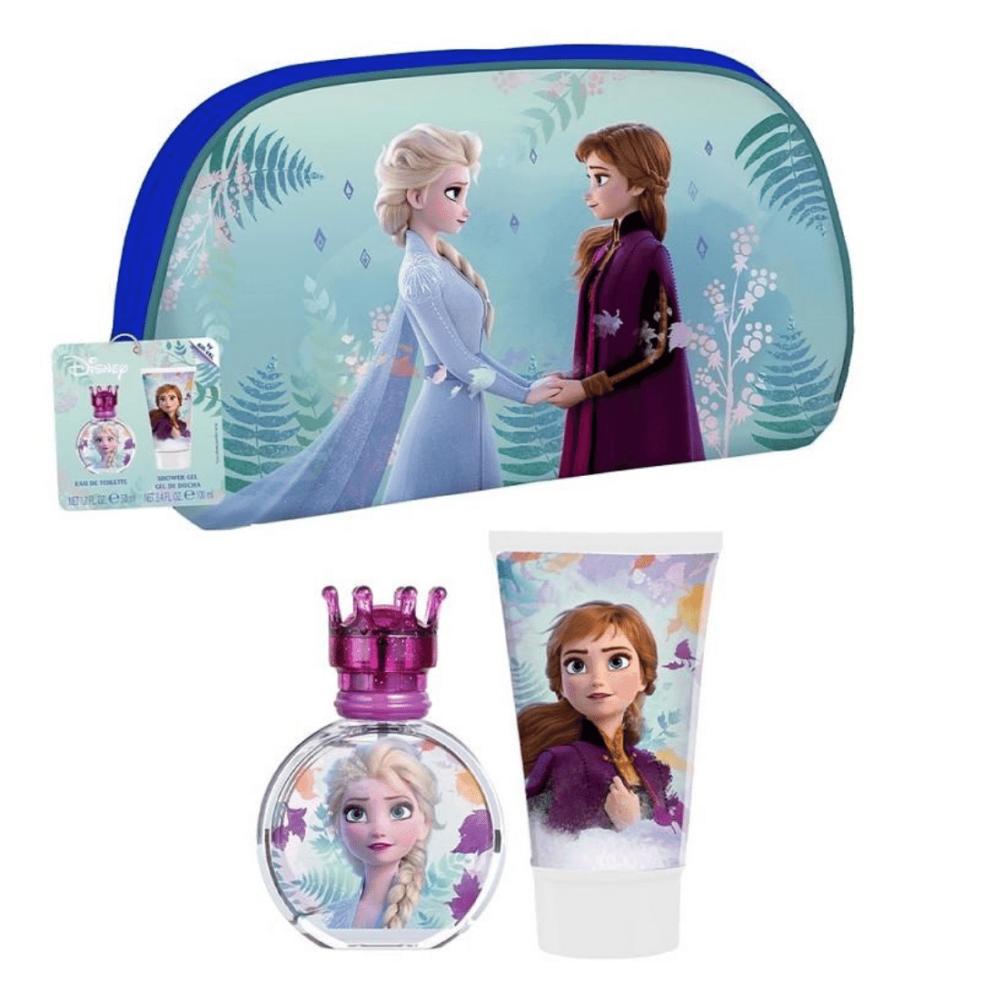 FROZEN Coffret EDT 50ml + S/G 100ml + Pochette: Magia e Avventura in un Set Incantevole