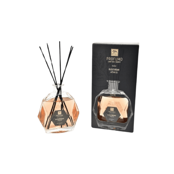 Mercury Profumo Diffusore Bottiglia Esagonale 700ml Olio d'Argan: Diffusione Delicata per un Ambiente Profumato