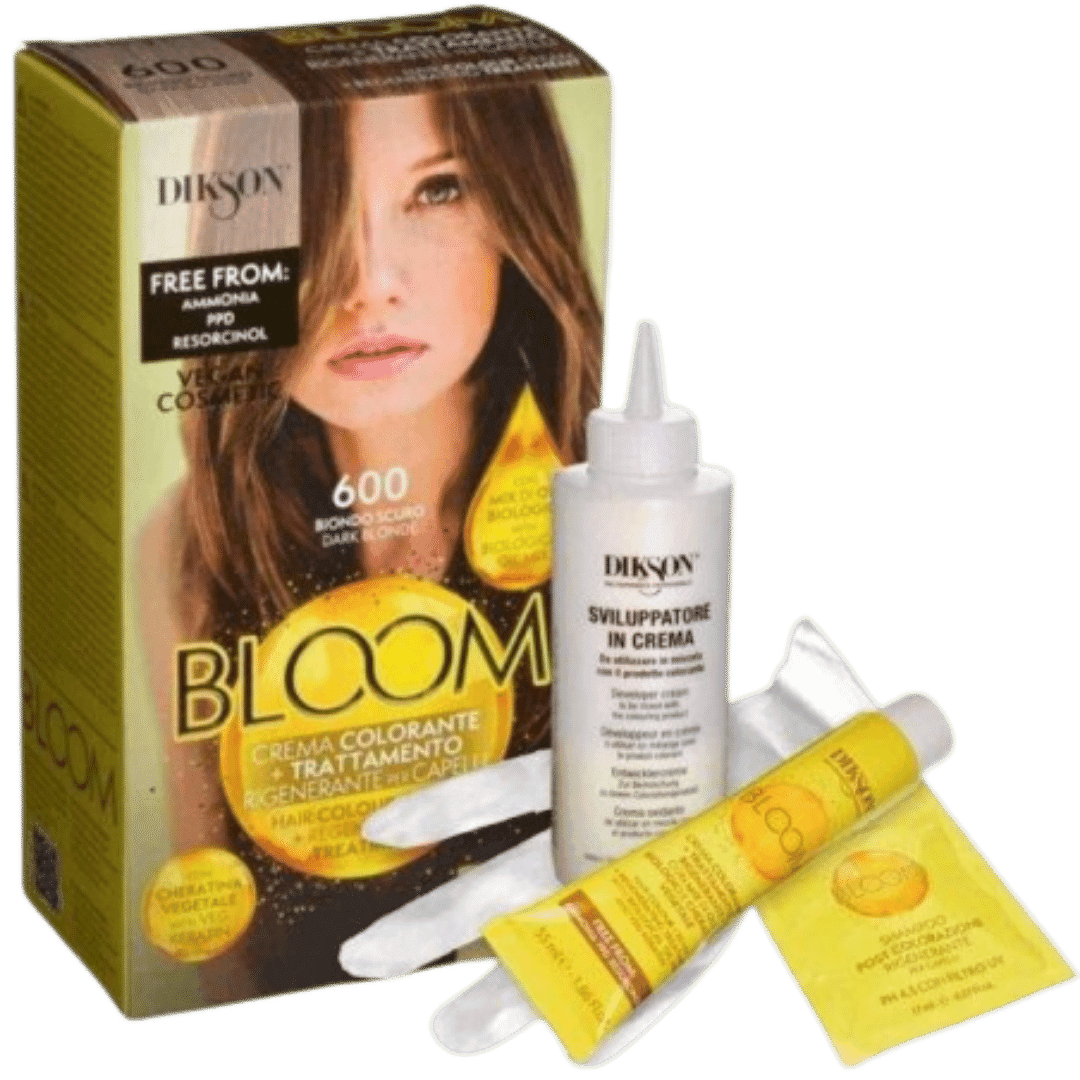Bloom Crema Colorante Senza Ammoniaca N.600 Biondo Scuro: Tonalità Intensa e Senza danni