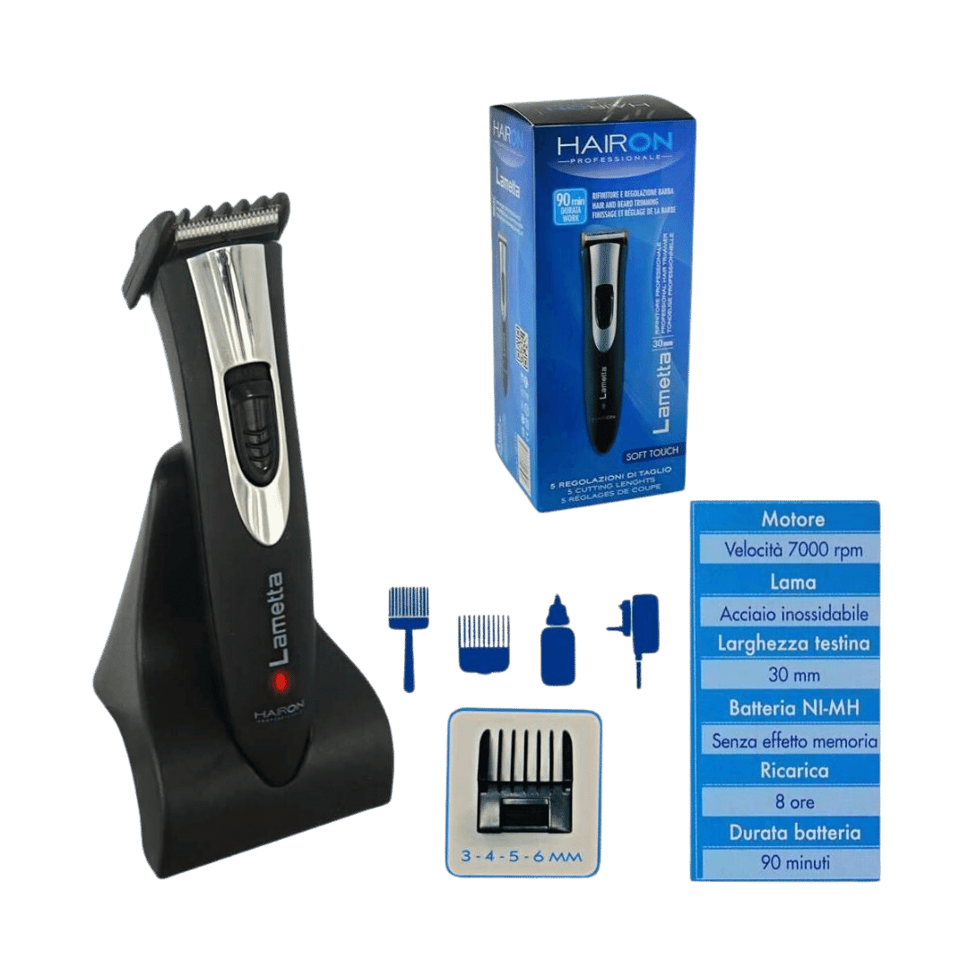 Regola Capelli Lametta Black – Precisione e Controllo nel Taglio