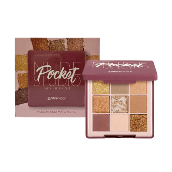 BellaOggi Trousse Nude Studio Pocket My Beige: Il Compagno Perfetto per un Look Naturale e Sofisticato