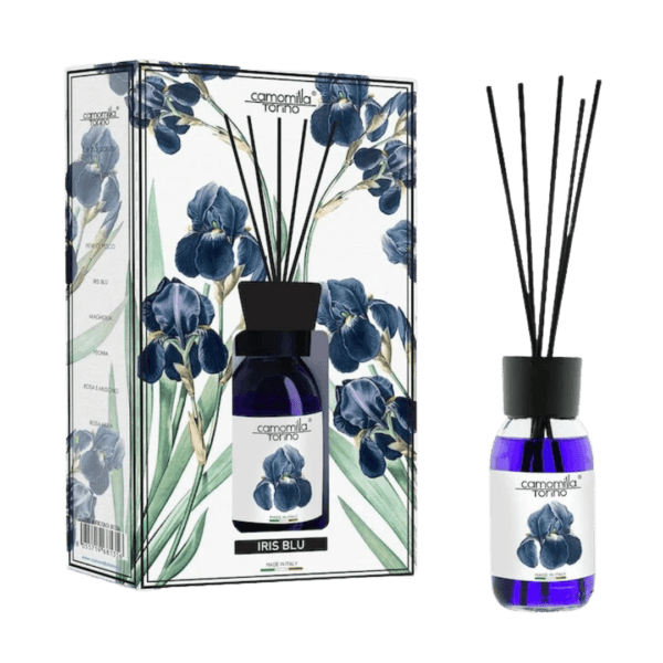 Diffusore di Profumo Camomilla Torino 125ml Iris Blu: Profumazione Floreale per un'Atmosfera Incantevole