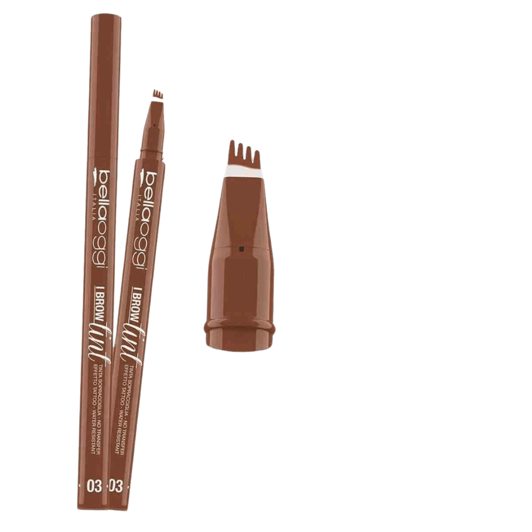 BELLAOGGI I Brow Tint Pennarello Sopracciglia Medium Brown: Definizione Perfetta