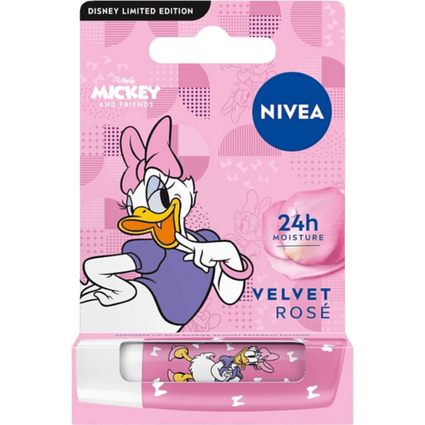 Disney Labello Daisy Duck Soft Rose – Idratazione e Tocco di Colore