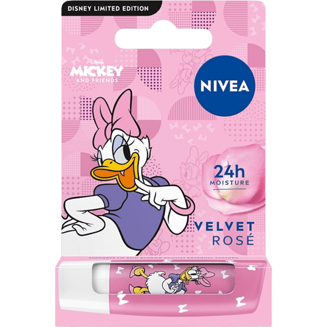 Disney Labello Daisy Duck Soft Rose – Idratazione e Tocco di Colore