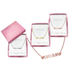 Collana con Scritta "Mamma" – Gioiello Perfetto per la Festa della Mamma