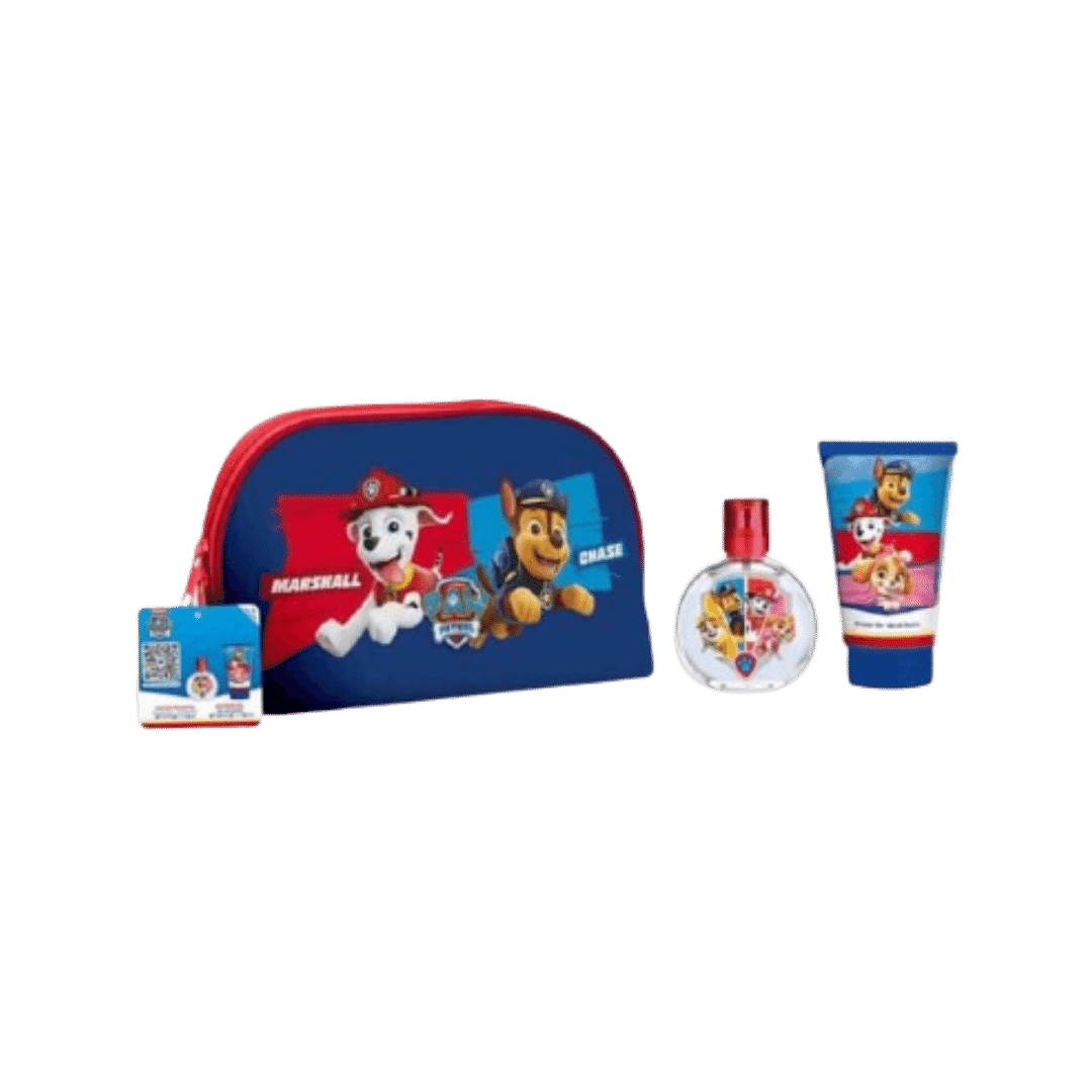 Paw Patrol Coffret EDT 50ml + Bag + S/G 100ml: Set Regalo Completo per i Piccoli Fan di Paw Patrol