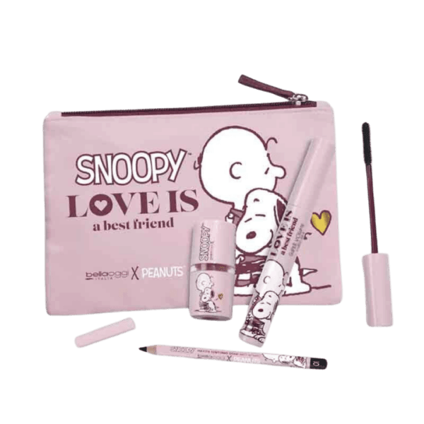 Peanuts Love is Best Friend Set – Matita Occhi, Mascara, Temperino e Pochette