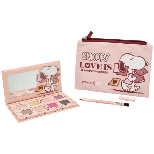 Peanuts Love is Love Set – 8 Ombretti, Matita e Pochette