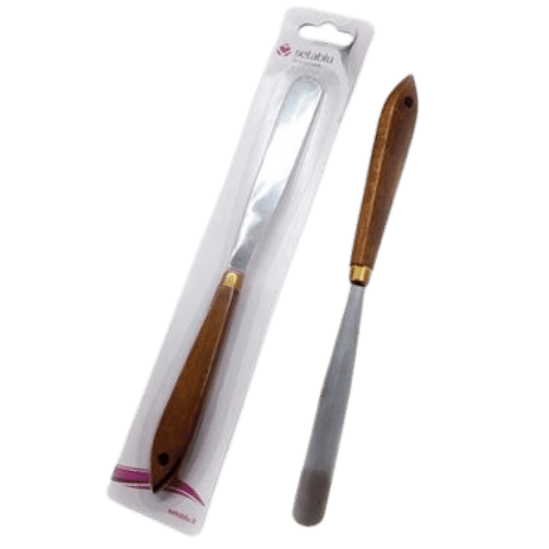SETABLU Spatola Stendicera in Metallo: Utensile Professionale per una Stesura Perfetta