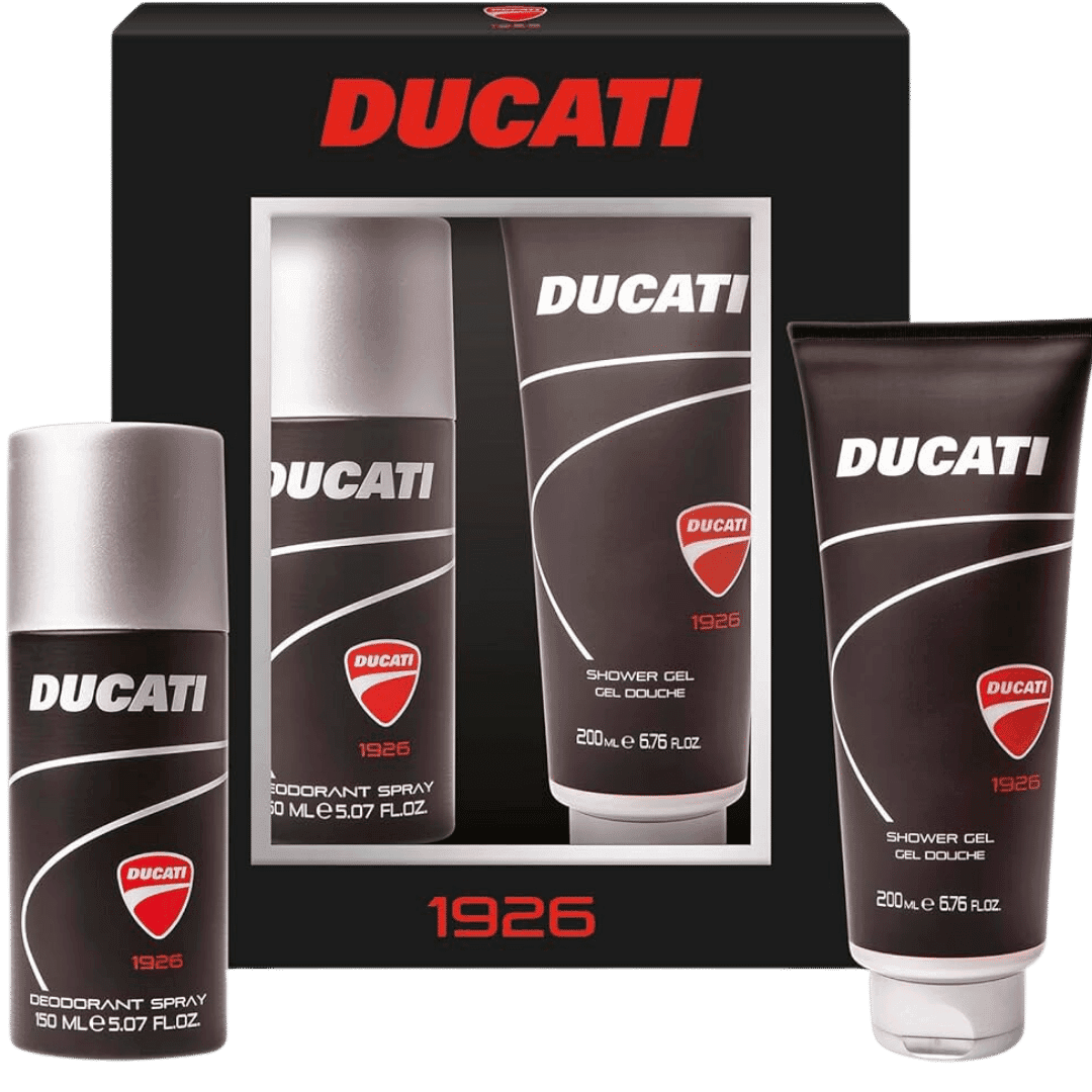 Ducati 1926 Coffret - Deodorante 150ml + Gel Doccia 200ml: Un'Esperienza di Eleganza e Prestigio per l'Uomo Moderno