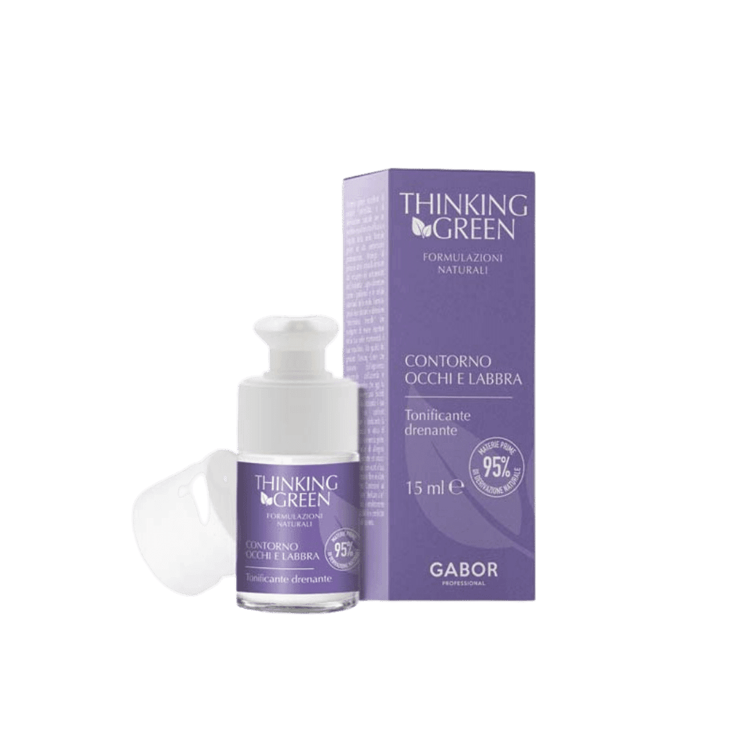 Crema Contorno Occhi e Labbra Thinking Green 15ml - Riduzione Rughe e Gonfiori con Ingredienti Naturali