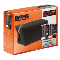 Cofanetto Dermolab Uomo - Crema Viso Anti-Età + Contorno Occhi + Pochette: Il Trio Perfetto per una Pelle Fresca e Giovane