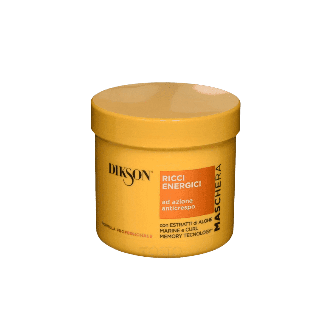 Dikson Maschera Ricci Energici Anticrespo con Alghe 500ML: Definizione e Idratazione per Ricci Morbidi e Vitali