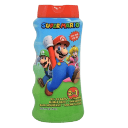 Super Mario 2in1 Bagnoschiuma-Shampoo 475ml – Avventure Igeniche per Bambini