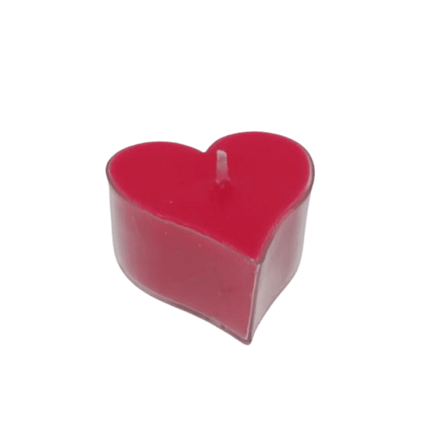 Candela Cuore Profumata: Atmosfera e Aroma Incantevoli in Set da 4