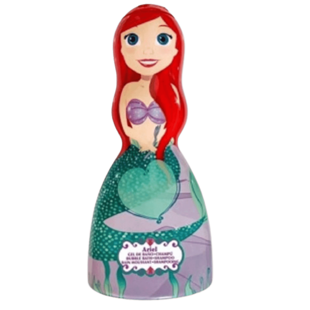 Disney Princess Ariel 3D 2in1 Bagnoschiuma-Shampoo 250ml: Per un Bagno Incantato con la Sirenetta