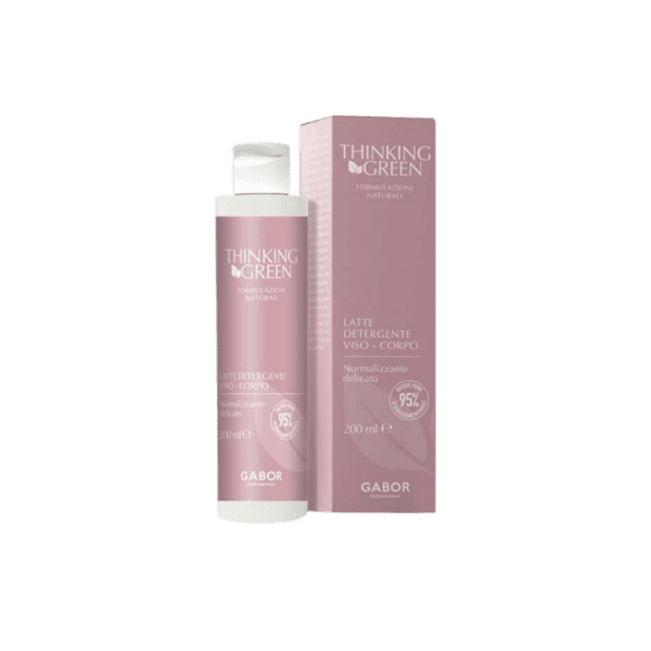 Thinking Green Latte Detergente Viso-Corpo Delicato 200ml: Pulizia Profonda e Rispetto della Pelle