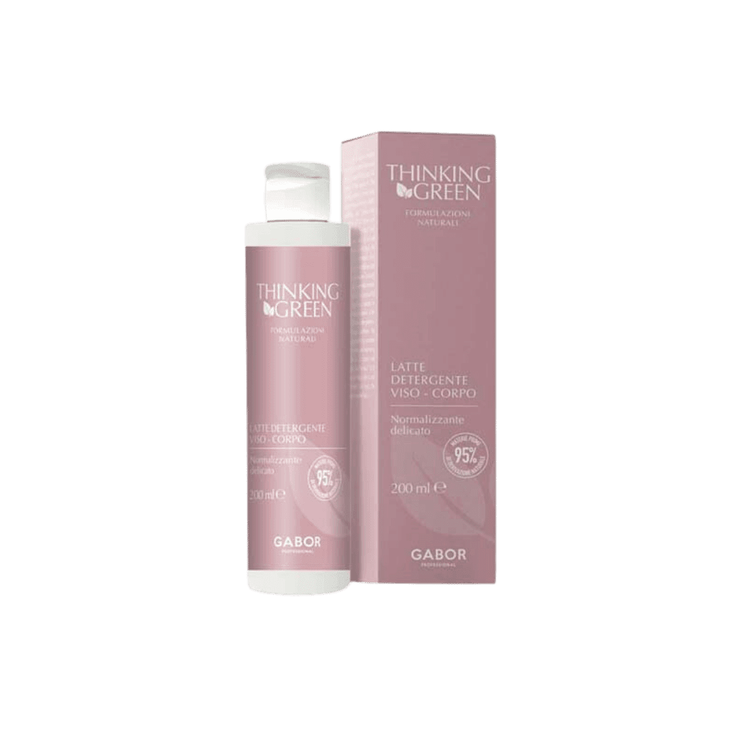 Thinking Green Latte Detergente Viso-Corpo Delicato 200ml: Pulizia Profonda e Rispetto della Pelle