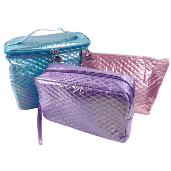 Beauty Case Trapuntato Le Kikke - Eleganza e Versatilità in Tre Modelli Unici