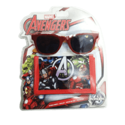 Coffret Portafoglio e Occhiali da Sole Avengers – Accessori Eroici per Ogni Giorno