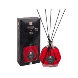 Mercury Diffusore di Profumo Bottiglia Esagonale 700ml Rosso Divino – Lusso e Seduzione
