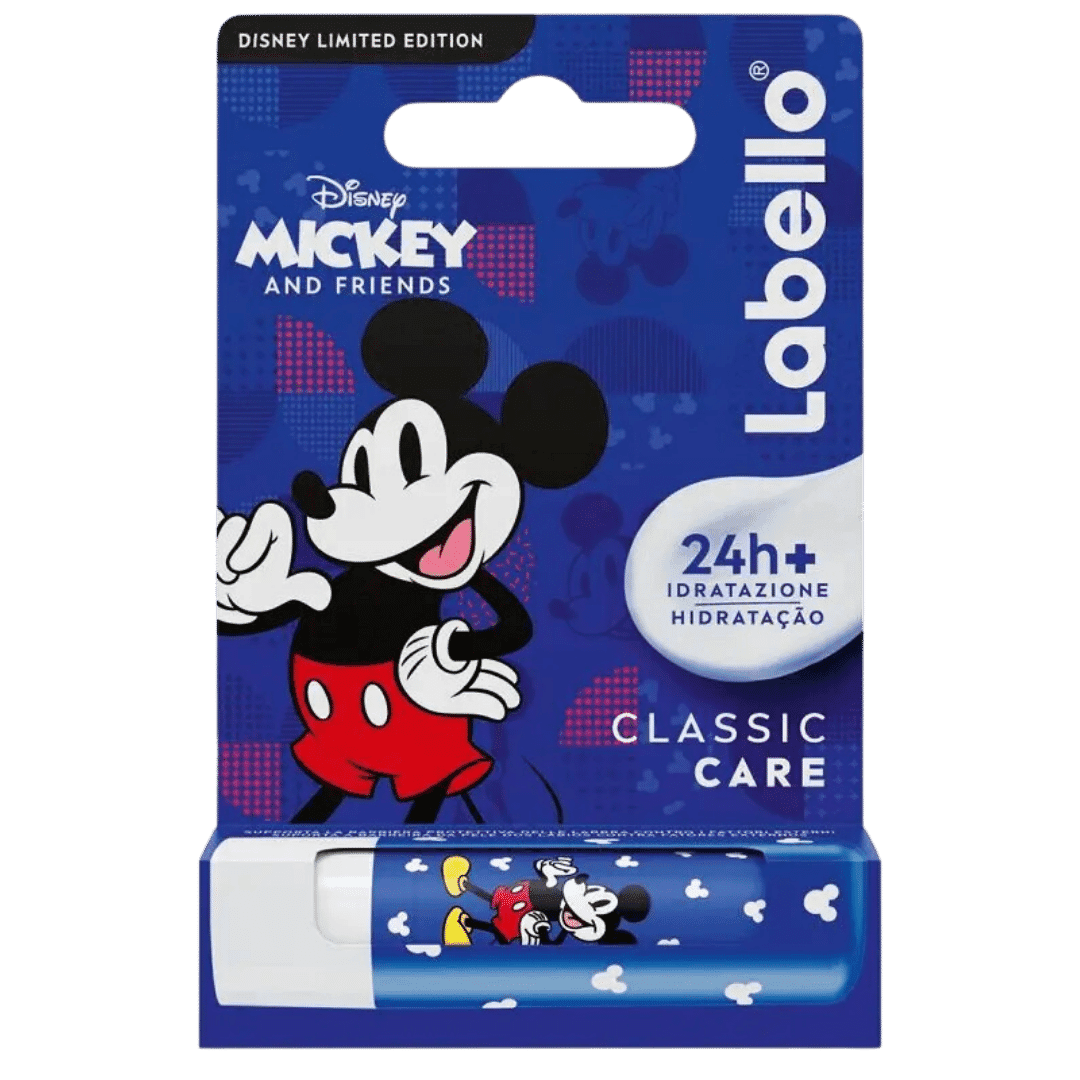 Disney Labello Mickey Mouse Classic Care 24H+ – Protezione e Cura