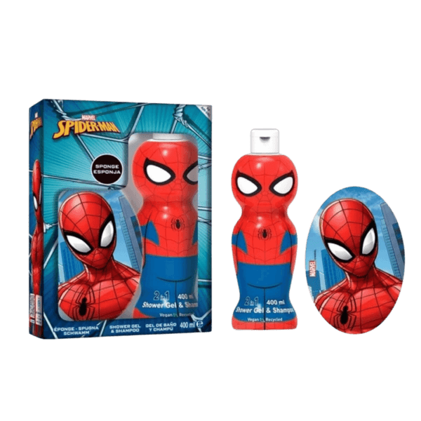Coffret Spiderman: Gel Doccia 400ml con Spugna Ragno in Omaggio