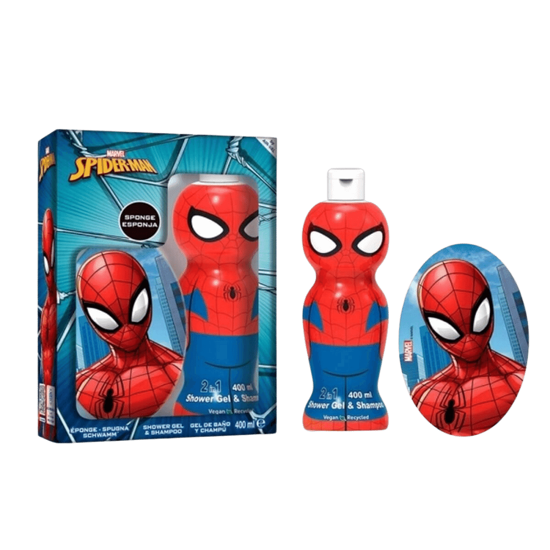 Coffret Spiderman: Gel Doccia 400ml con Spugna Ragno in Omaggio