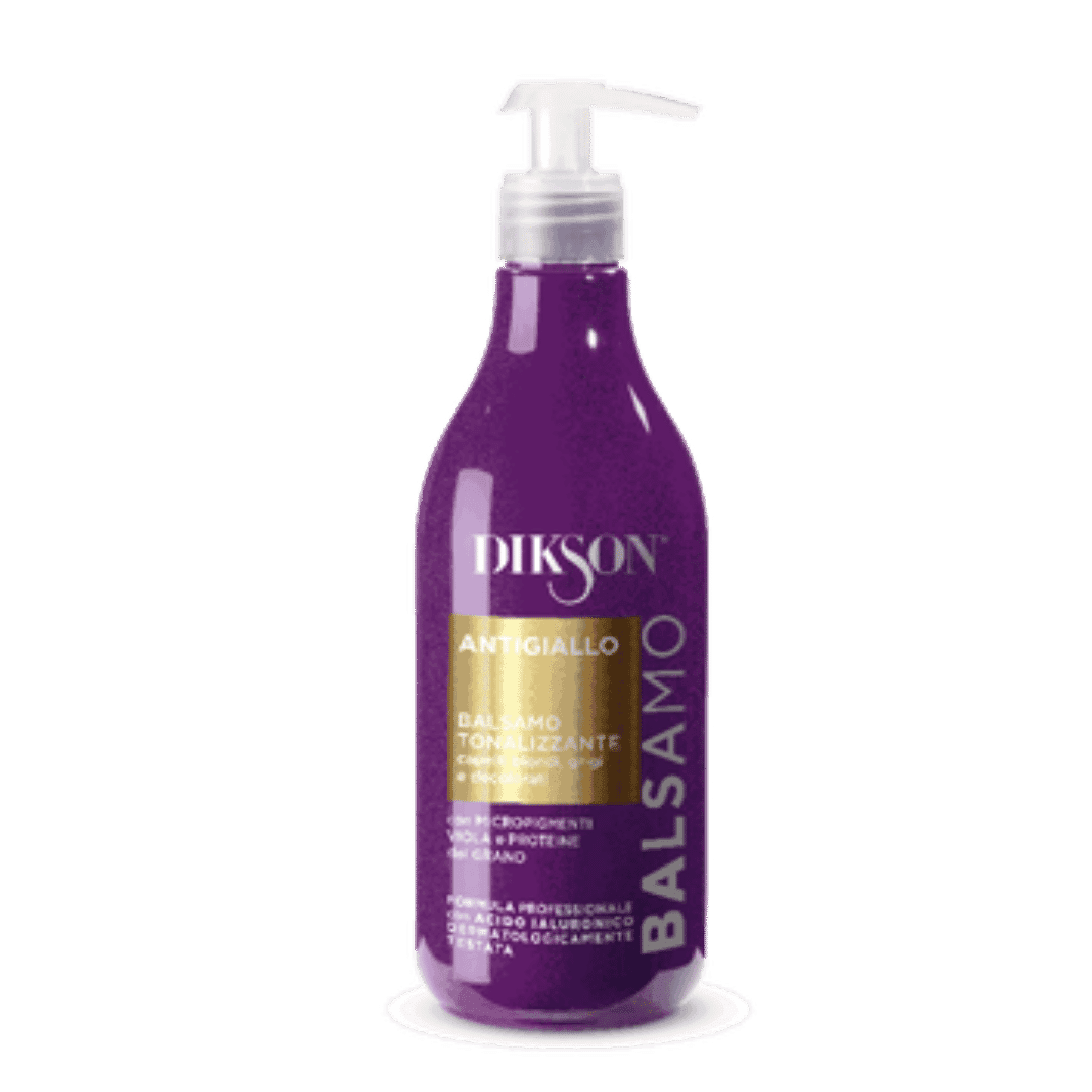 Dikson Balsamo Antigiallo Capelli Biondi e Decolorati 500ML: Neutralizza i Toni Gialli Indesiderati