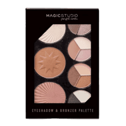 Magic Studio Eyeshadow & Bronzer Palette: Palette Completa per uno Sguardo Perfetto e un Effetto Bronzato Ideale