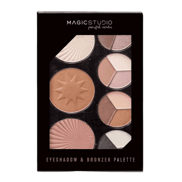 Magic Studio Eyeshadow & Bronzer Palette: Palette Completa per uno Sguardo Perfetto e un Effetto Bronzato Ideale