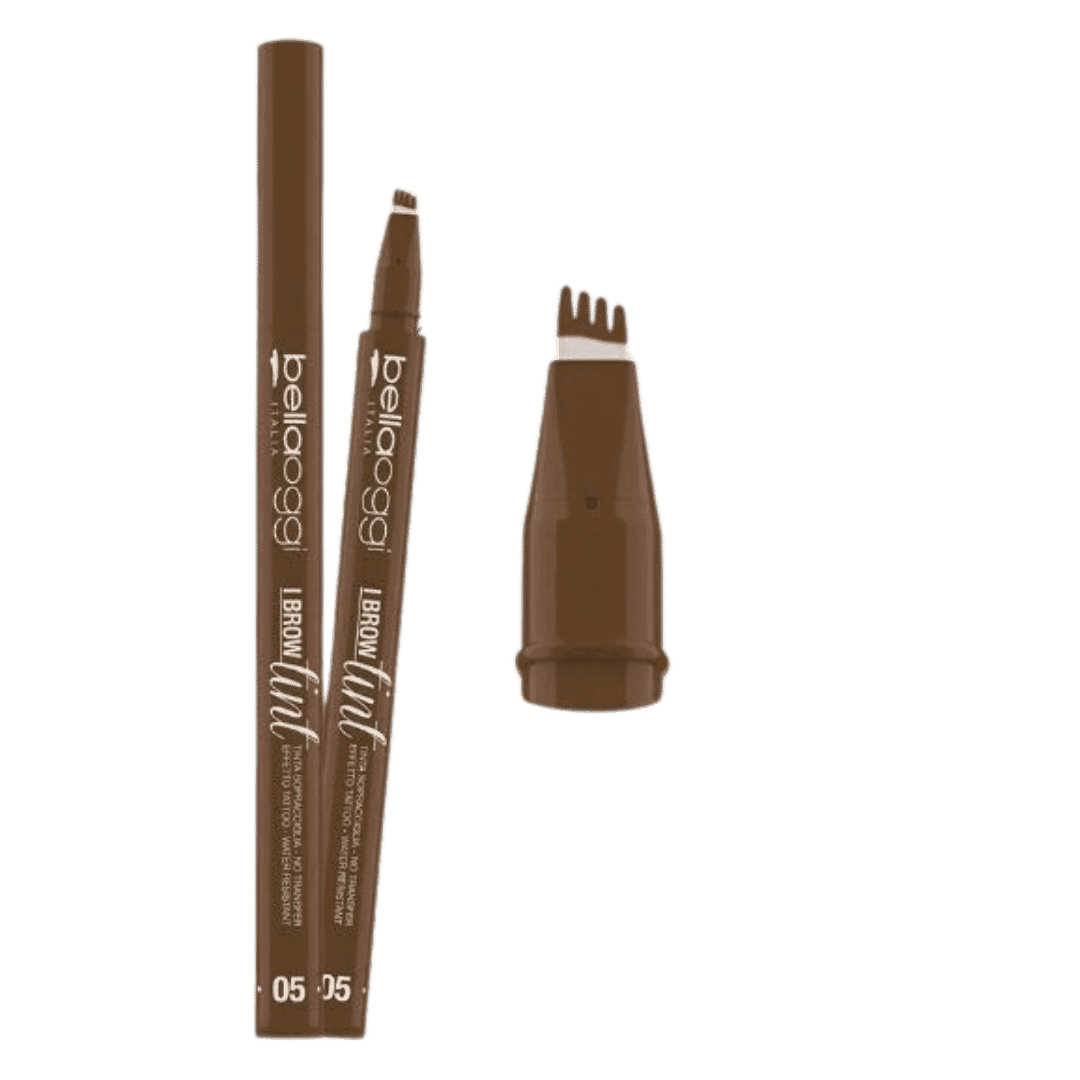 BELLAOGGI I Brow Tint Pennarello Sopracciglia Coffee Brown: Sopracciglia Definite e Naturali