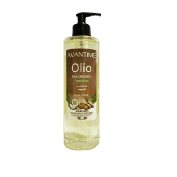 Avantime Olio Massaggio Idratante Mandorle Dolci & Cocco 400ml: Nutrizione e Dolcezza per la Tua Pelle