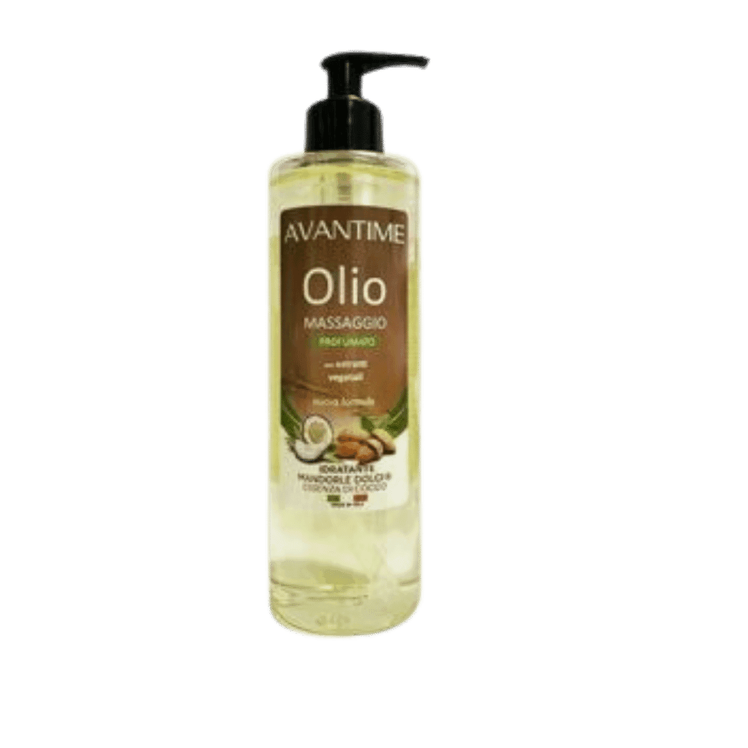 Avantime Olio Massaggio Idratante Mandorle Dolci & Cocco 400ml: Nutrizione e Dolcezza per la Tua Pelle