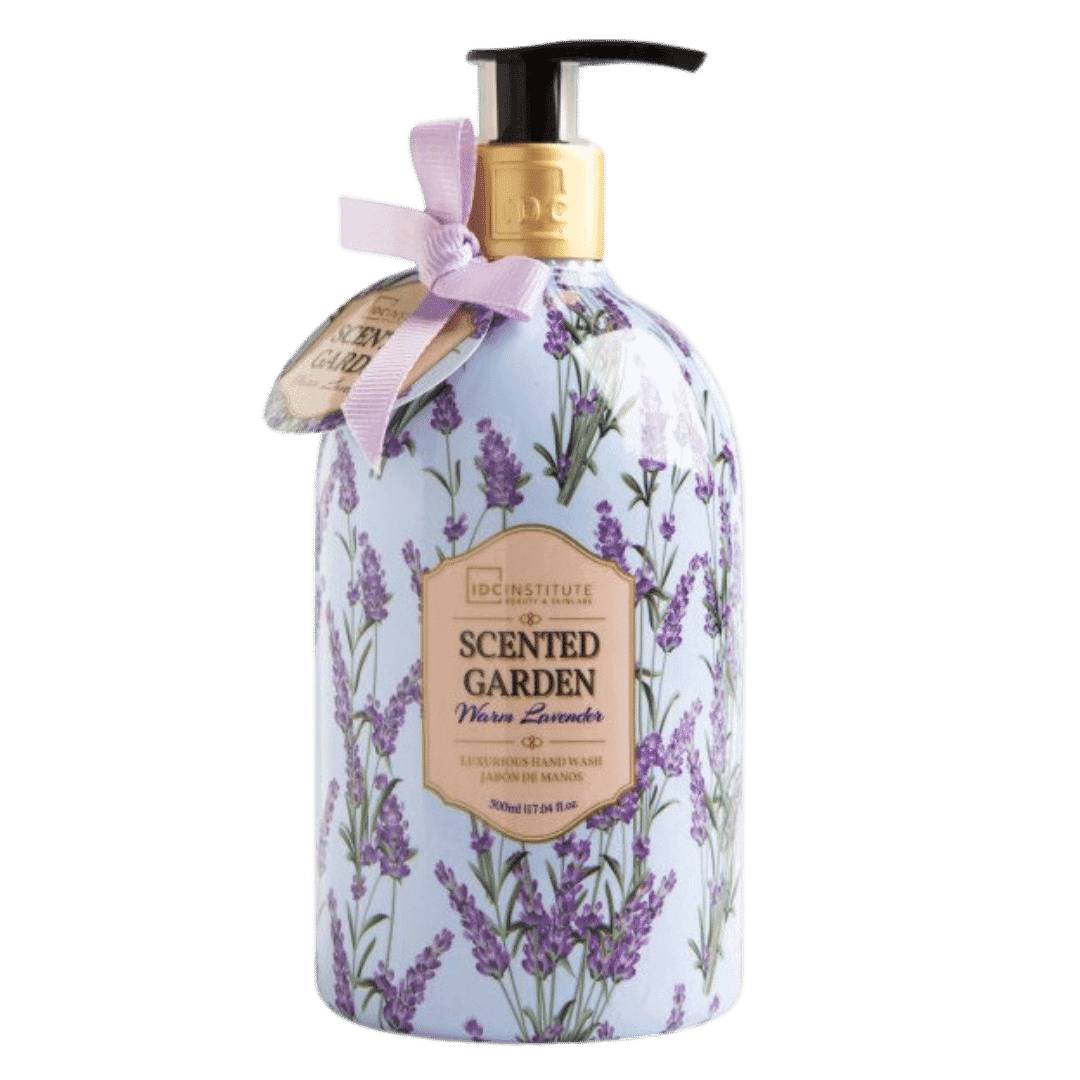 IDC Institute Scented Garden - Sapone Liquido per le Mani Lavanda Calda 500ml: Pulizia Dolce e Relax Profumato