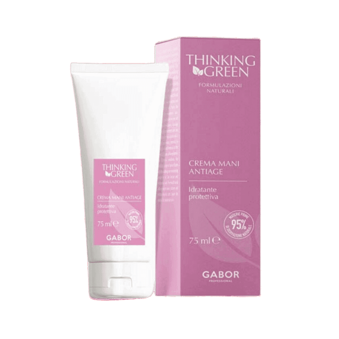 Gabor Thinking Green Crema Mani Antiage Idratante Protettiva 75ml: Sollievo Istantaneo per Mani Giovani e Vellutate