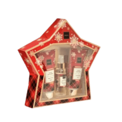 Coffret Biffoli Stella Media Rosso/Oro: Set di 3 Prodotti