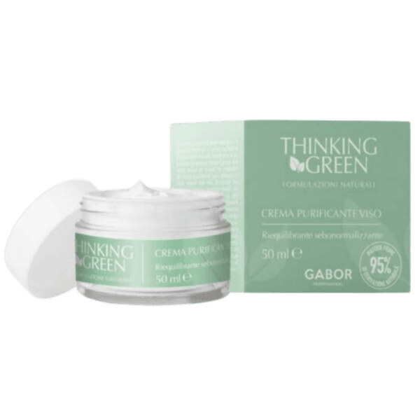 Thinking Green Crema Purificante Viso 150ml: Per Pelli Grasse e Impure