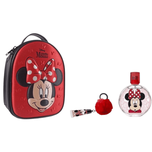 Coffret Minnie Zip Case: EDT 100ml, Lip Gloss e Portachiavi Pompon