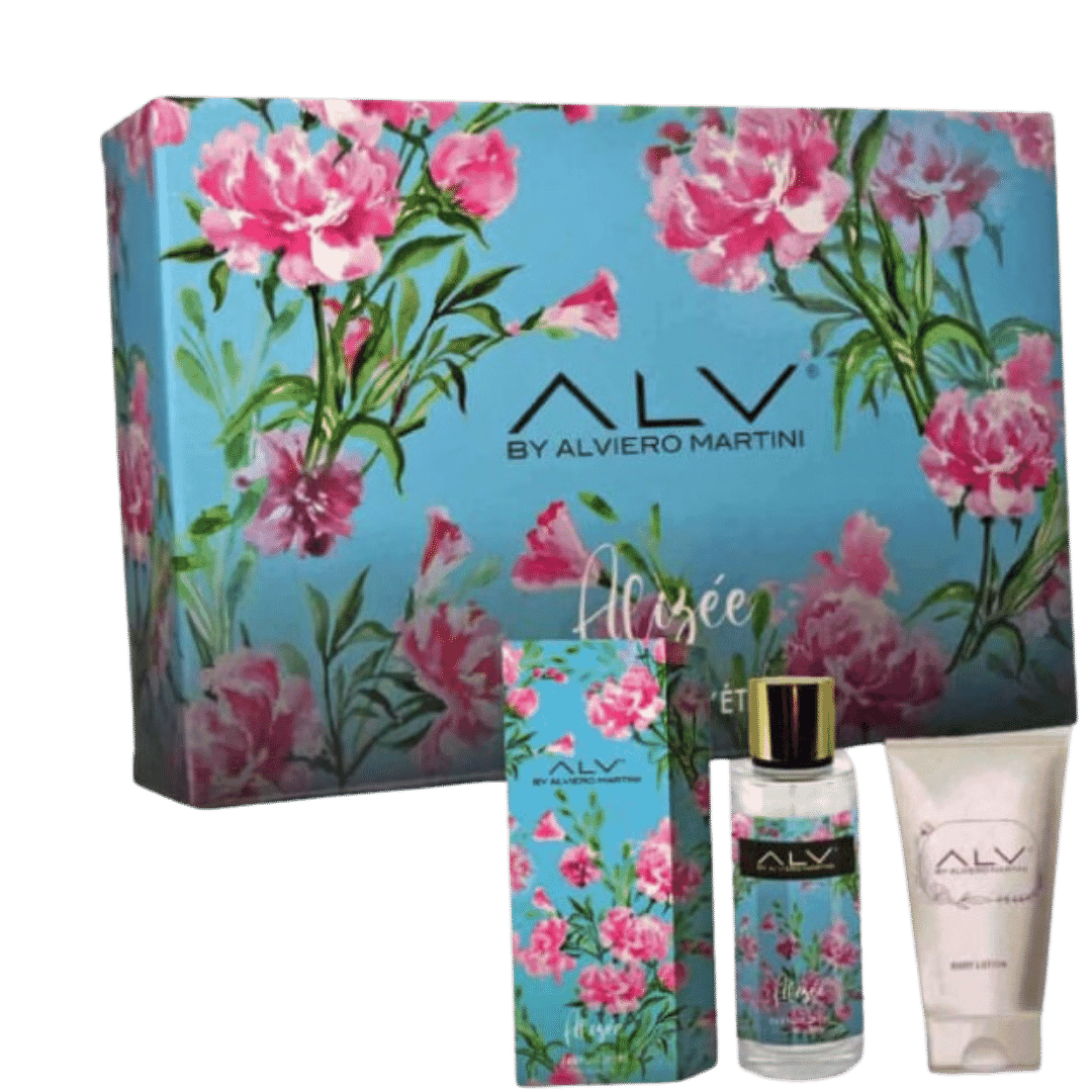 Cofanetto Alviero Parfum D'Ete Alizee - Profumo e Lozione Corpo per un'Estate di Eleganza e Freschezza