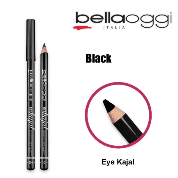 BELLAOGGI Matita Kajal Occhi Colore 101: Intensità e Precisione per uno Sguardo Magnetico