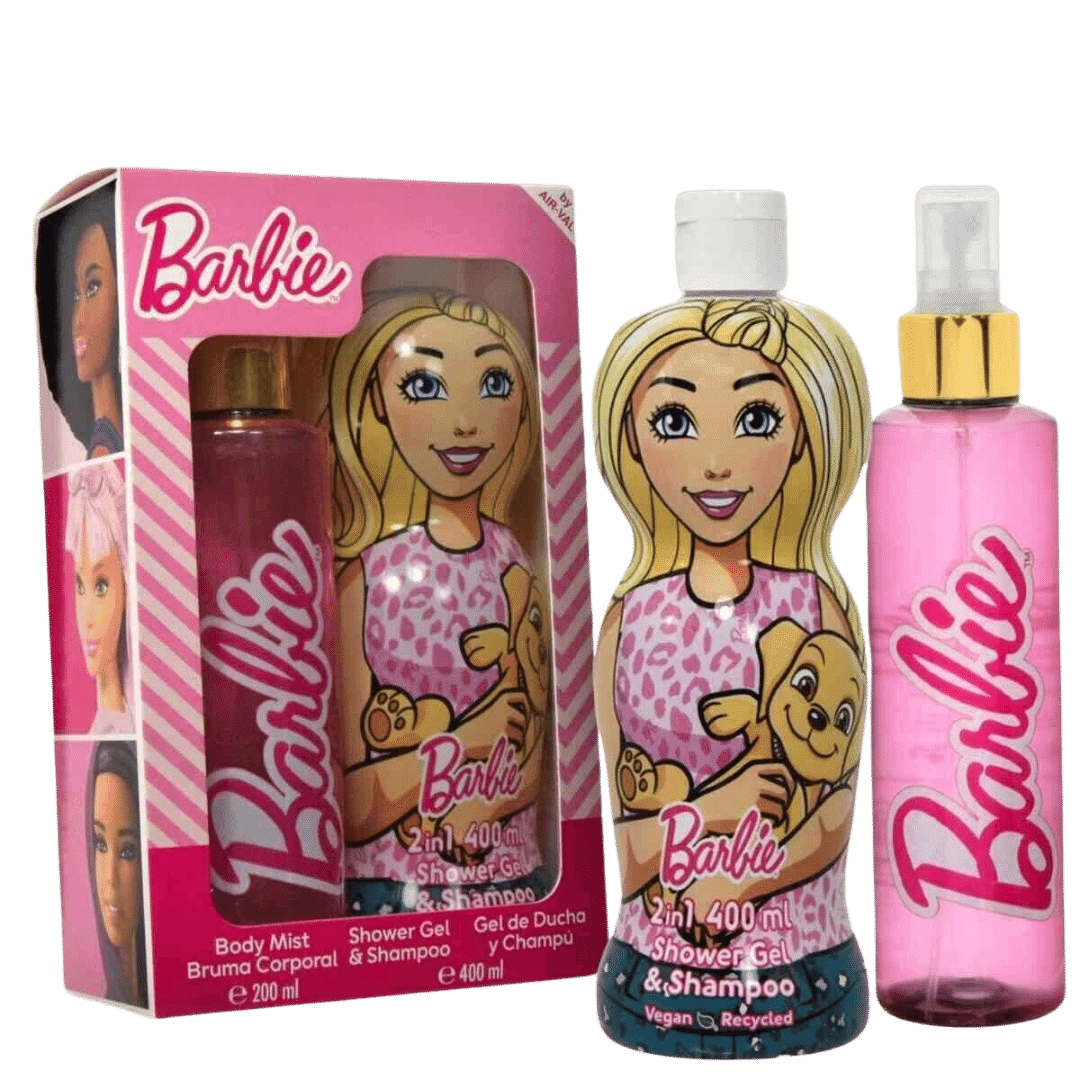 Barbie Coffret A/P 200ml + S/G & Shampoo 400ml: Il Set Completo per una Cura Dolce e Divertente